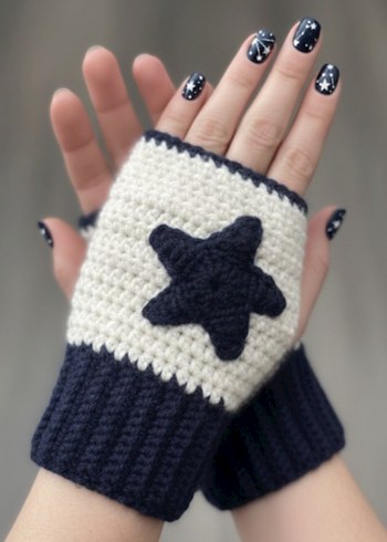 Örgü Parmaksız Eldiven - Görsel 2