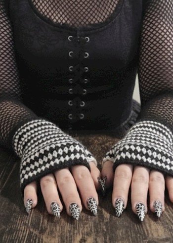 bohem Örgü eldiven - Görsel 2