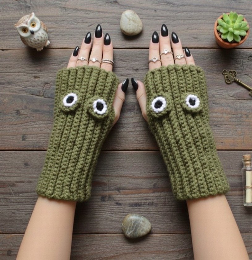 Örgü Eldivenler - Görsel 2