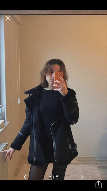 pull&bear kadın biker mont