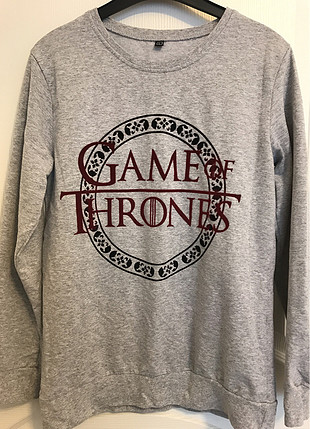 l Beden gri Renk Game Of Thrones sweat 