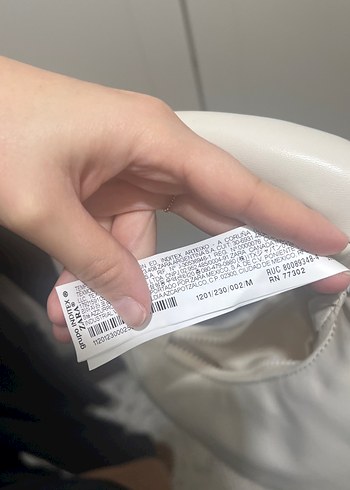 Beden beyaz Renk Zara çanta