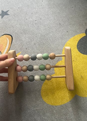 Ikea Ahşap Renkli Boncuklu Eğitici Oyuncak