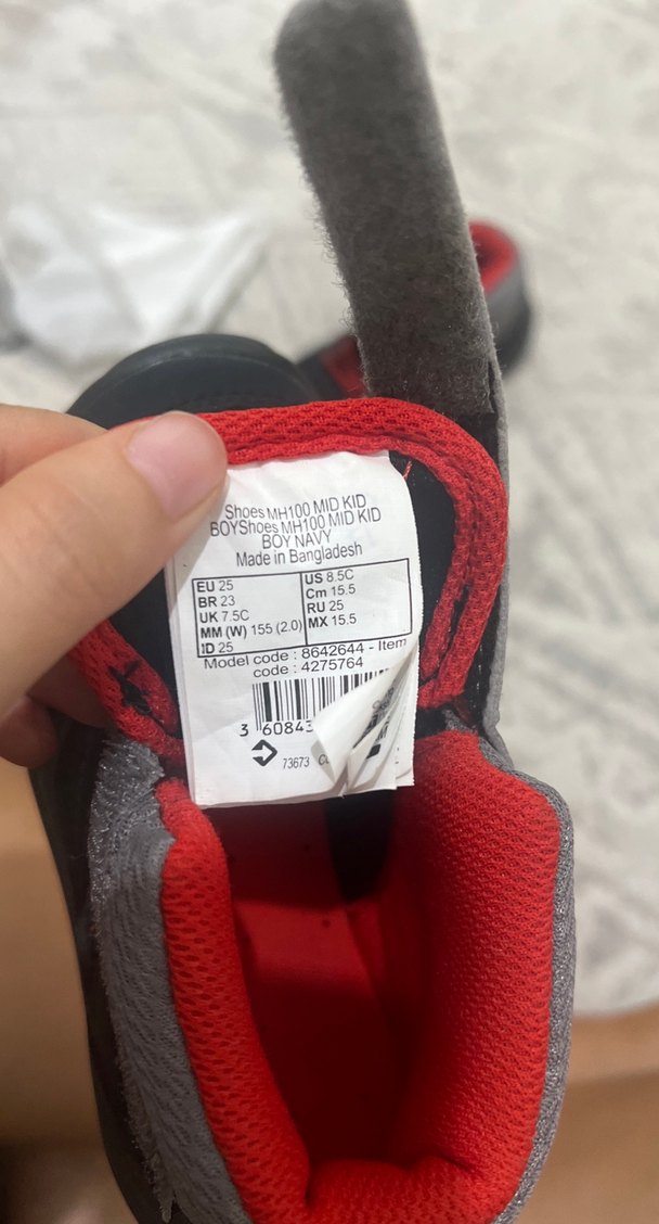 Gri Erkek Çocuk Spor Botu - Görsel 5