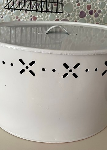 Ikea Beyaz Parlak Patates ve Soğan Kutusu