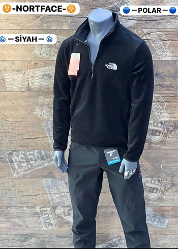 The North Face Siyah Fermuarlı Erkek Sweatshirt - Görsel 2