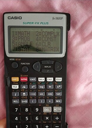 casio fx5800p bilimsel hesap makinesi