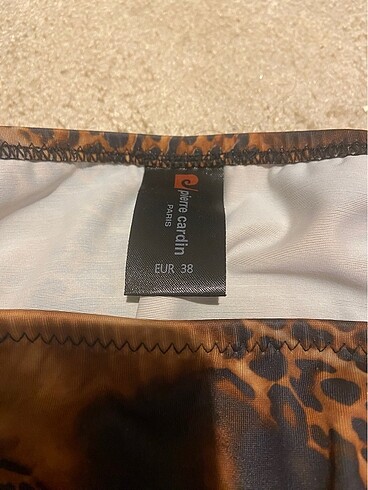 m Beden Pierre Cardin leopar desen bikini 38