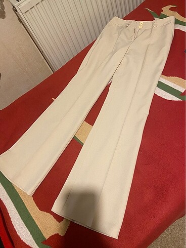 Koton bej rengi şık kumaş pantolon
