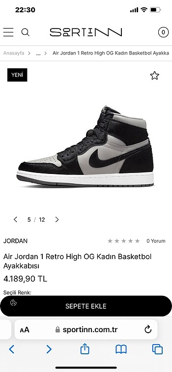 39 Beden gri Renk Nike air jordan