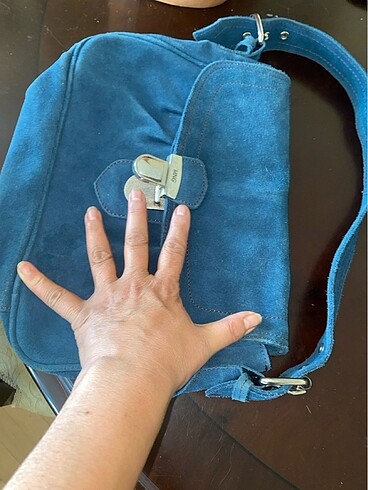 Mango nubuk kol çantası - Görsel 6