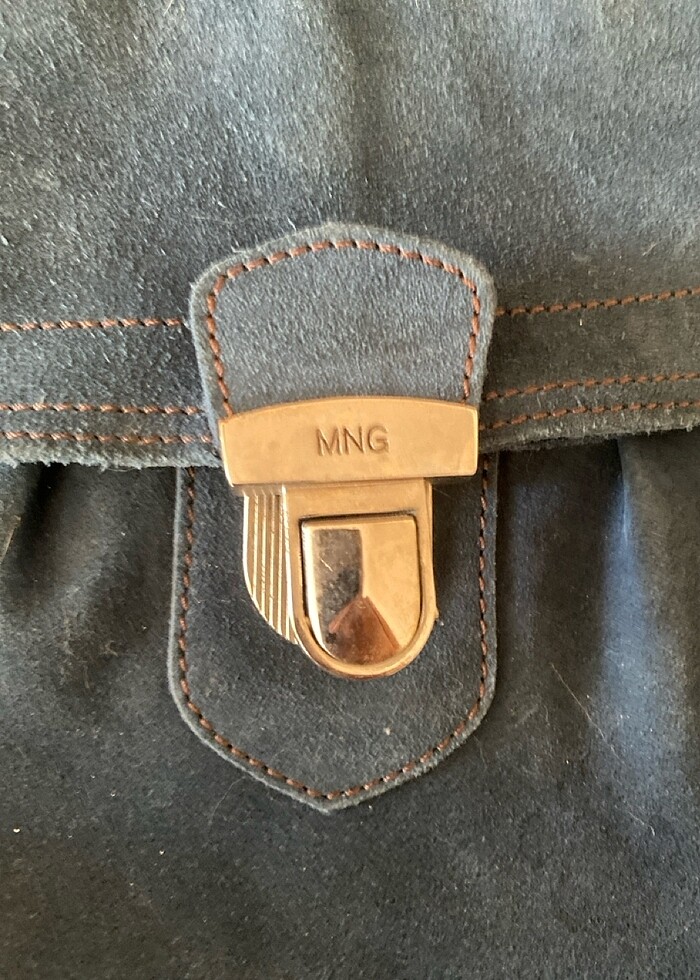 Mango nubuk kol çantası - Görsel 2