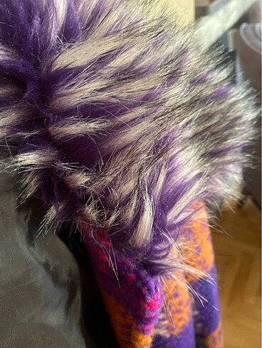 Kadın manto peluş yaka cepli hiçbir sorun yok - Görsel 5