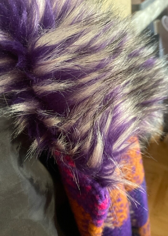 Kadın manto peluş yaka cepli hiçbir sorun yok - Görsel 5