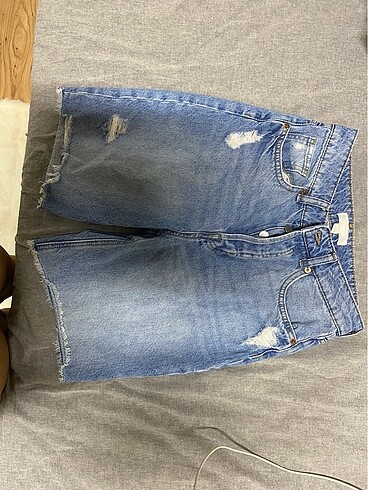 s Beden H&M jean bermuda şort