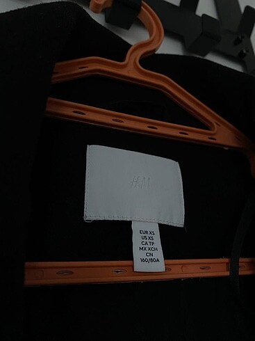 xs Beden siyah Renk Siyah H&M Kruvaze Kaban