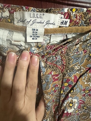 34 Beden Hm şort