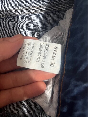 30 Beden lacivert Renk Kot pantolon