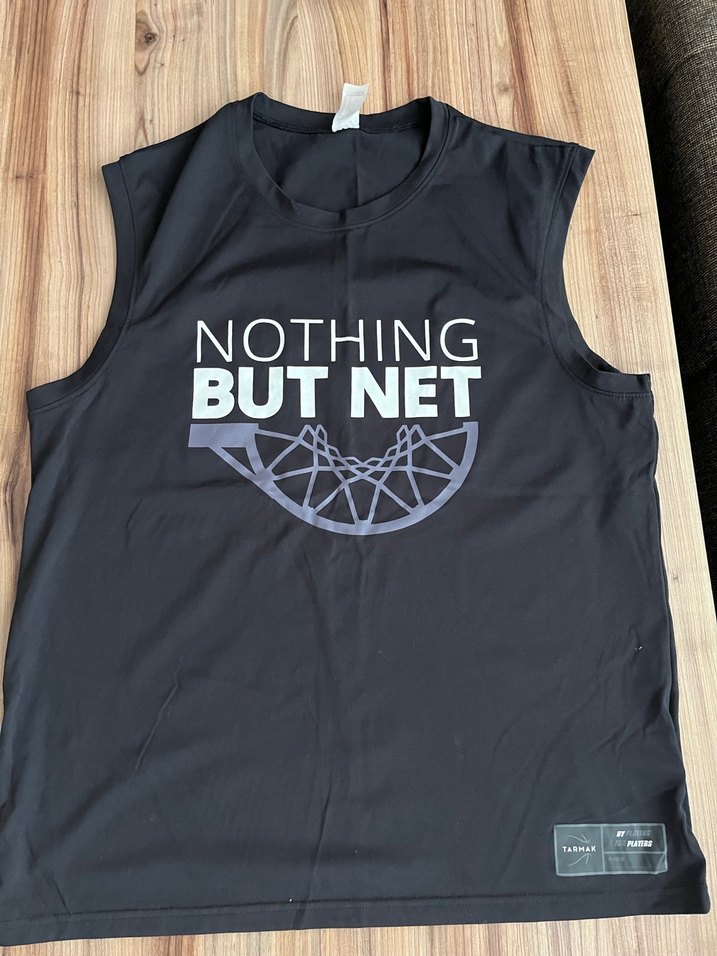 Siyah Baskılı Kolsuz  Spor Üst - Görsel 2