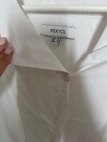 m Beden beyaz Renk İpekyol Stil Gömlek