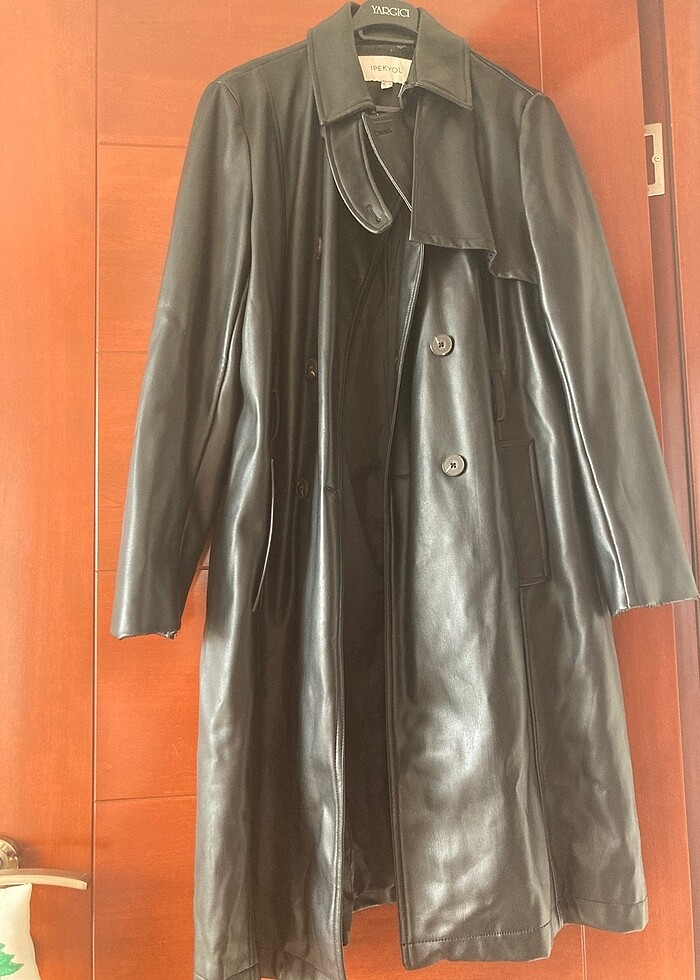 İpekyol Deri Form Siyah Trençkot - Görsel 2