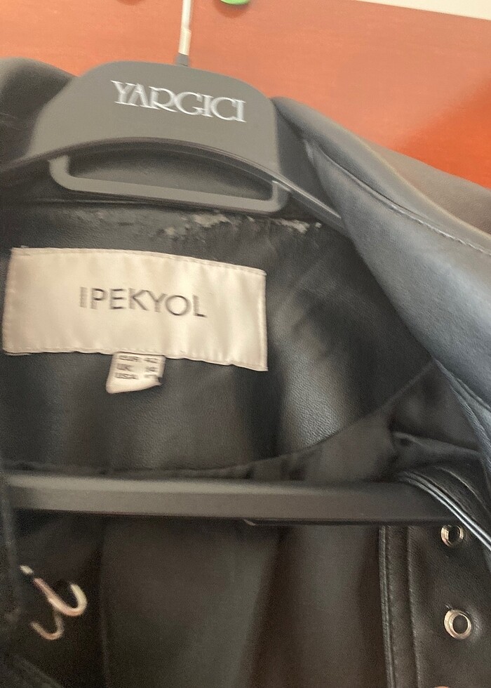 İpekyol Deri Form Siyah Trençkot - Görsel 4