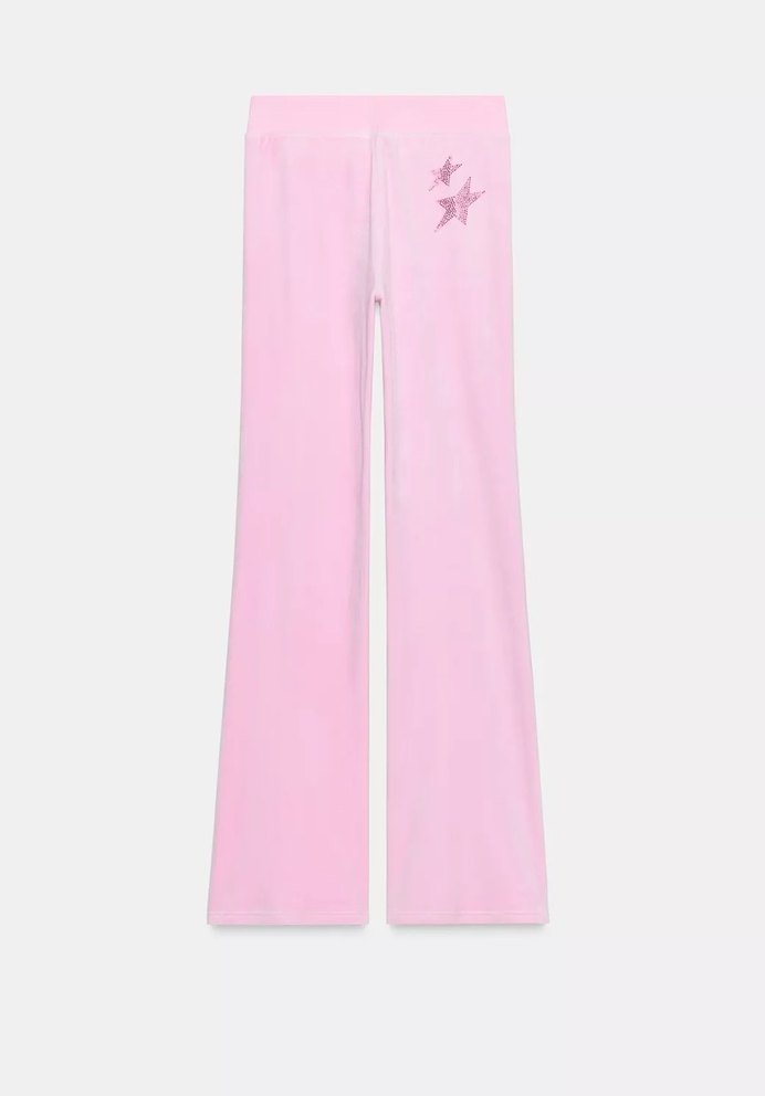 Zara Pembe Kadife Eşofman Alt - Görsel 2