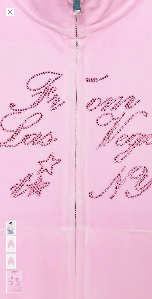 Zara Pembe Kadife Ceket - Görsel 5