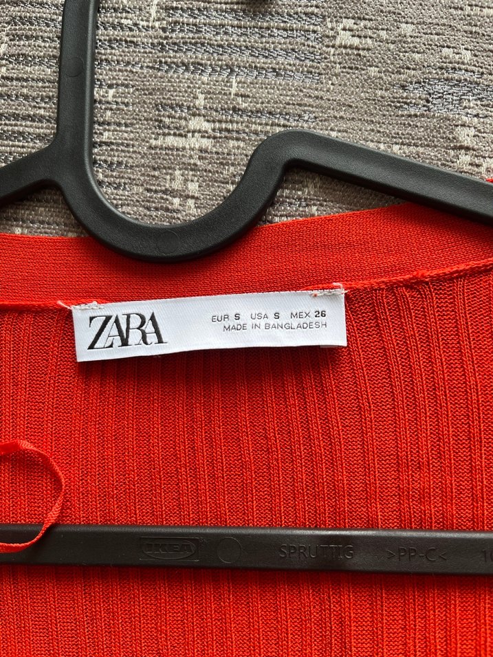 Kırmızı Kadın Midi Hırka - Görsel 3