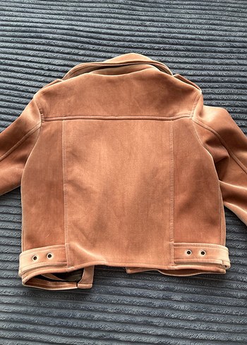 Bershka Kadife Biker Ceket - Görsel 8