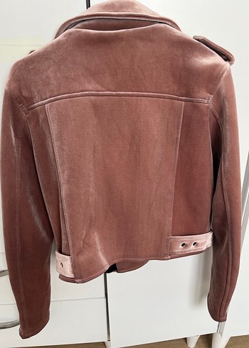 Bershka Kadife Biker Ceket - Görsel 2