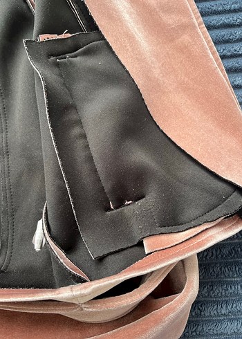 Bershka Kadife Biker Ceket - Görsel 10