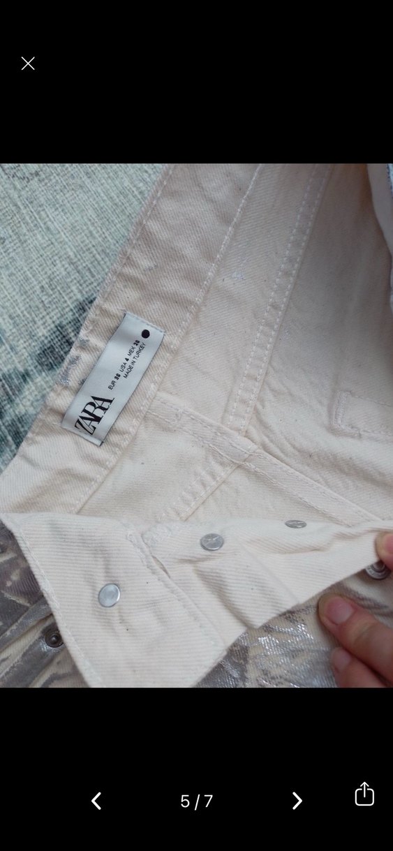 Zara Folyo Pantolon - Görsel 5