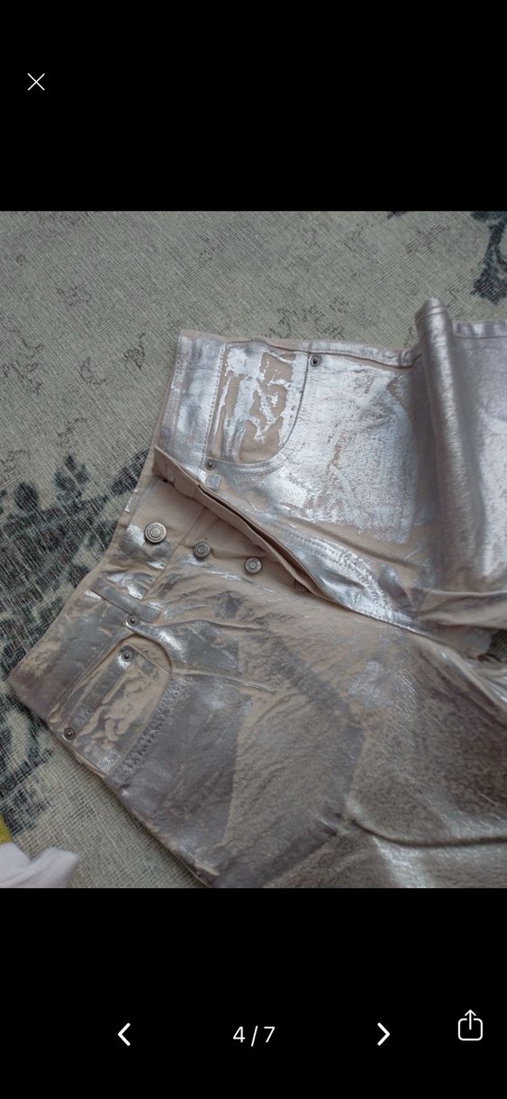 Zara Folyo Pantolon - Görsel 4