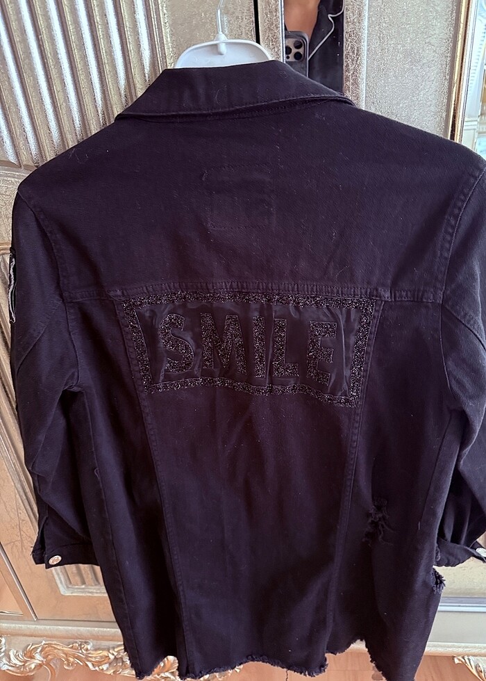 Kot jean ceket - Görsel 3