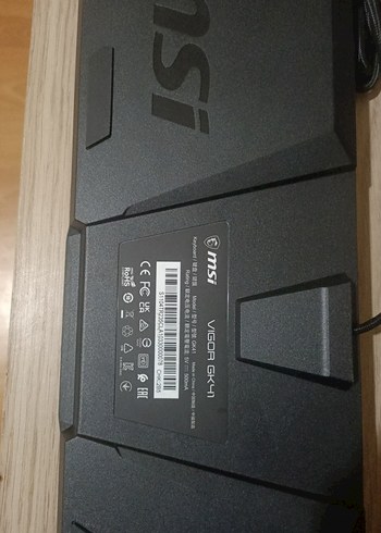 MSI Siyah Kablolu Mekanik Klavye - Görsel 5