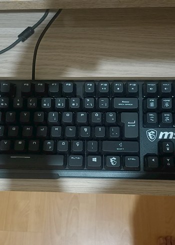 MSI Siyah Kablolu Mekanik Klavye