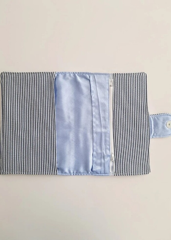 Kitap defter kılıfı, mini cüzdan, çanta içi düzenleyici, küçük b - Görsel 3