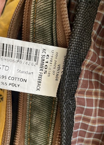Beden Dark Cotton yeni etiketli bel çantası