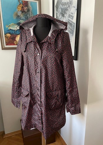 H&M Devide Midi Kadın Yağmurluk - Görsel 2