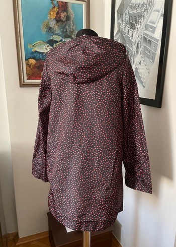 H&M Devide Midi Kadın Yağmurluk - Görsel 6