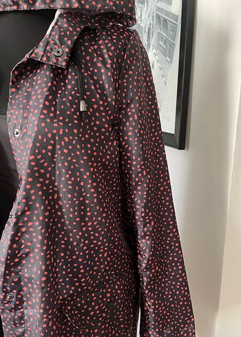 H&M Devide Midi Kadın Yağmurluk - Görsel 4