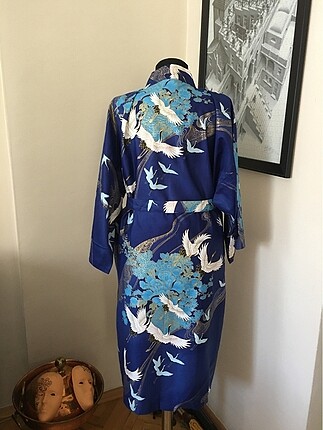 xl Beden Sax mavisi 40-44 bedenlere uyumlu yeni pamuk kimono