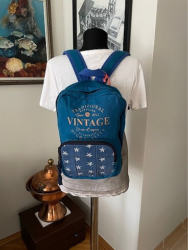 Old Cotton Cargo yeni etiketli sırt çantası