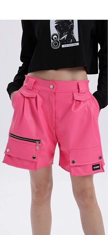 Diğer Re Design 36-38 uyumlu neon pembe yeni etiketli şort