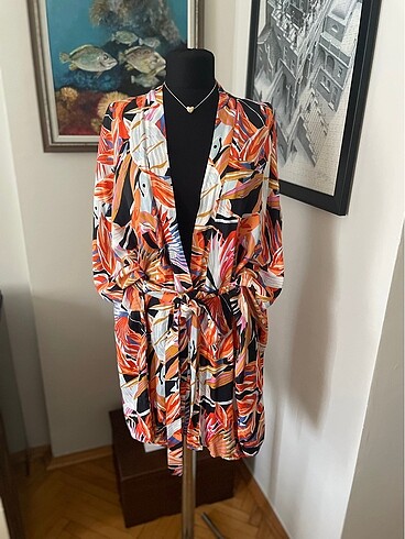 Perspective 2 bd yeni etikette çok renkli kimono