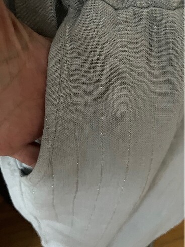 m Beden Yeni etiketli keten italyan M uyumlu pantolon