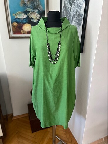 COS marka yeşil 40-42 uyumlu elbise