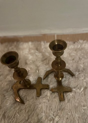 İthal pirinç marin temalı ikili şamdan - Görsel 6