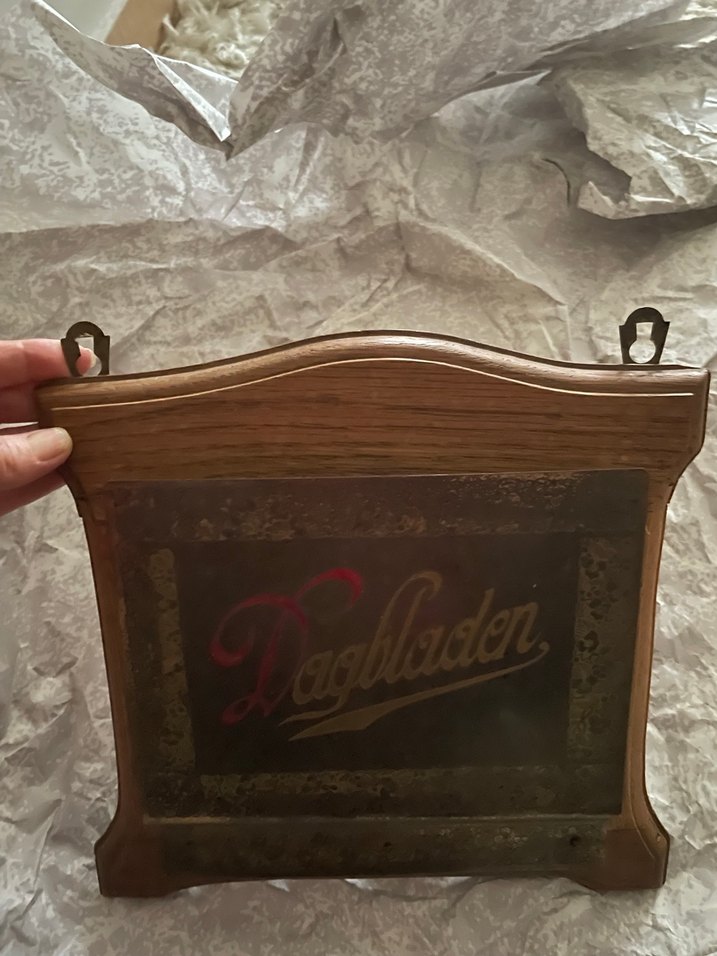 1930 lardan Hollanda malı gazete rafı - Görsel 3